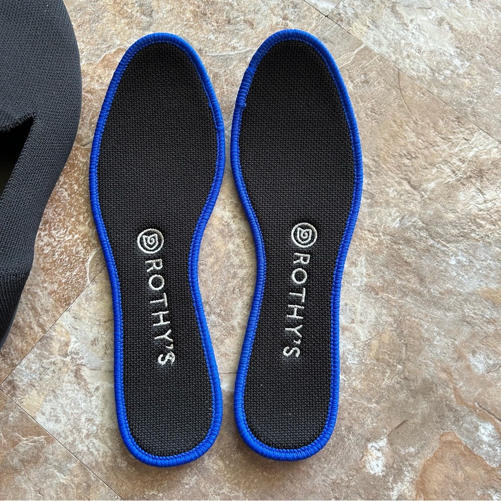 Rothy's Black The Loafer Slip-Ons - Picture 7 of 8